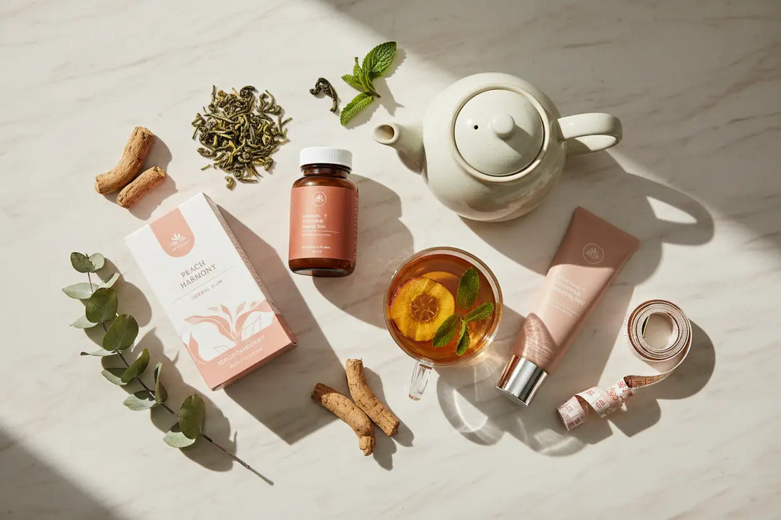 Une théière en céramique blanche mate avec corps arrondi et bec incurvé pour rééquilibrer le corps naturellement