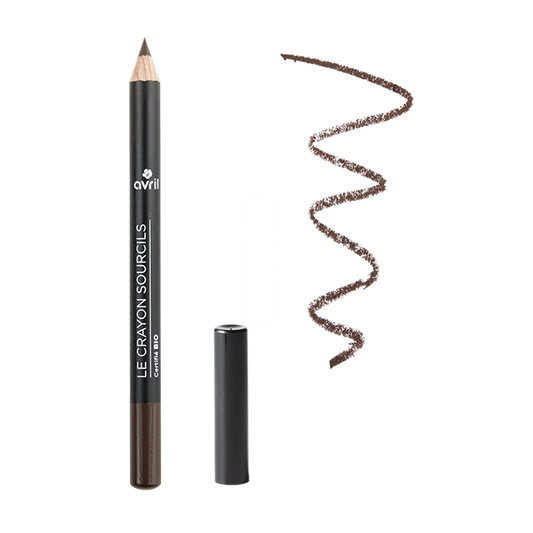 CRAYON SOURCILS BRUN CERTIFIÉ BIO - Nellcréations