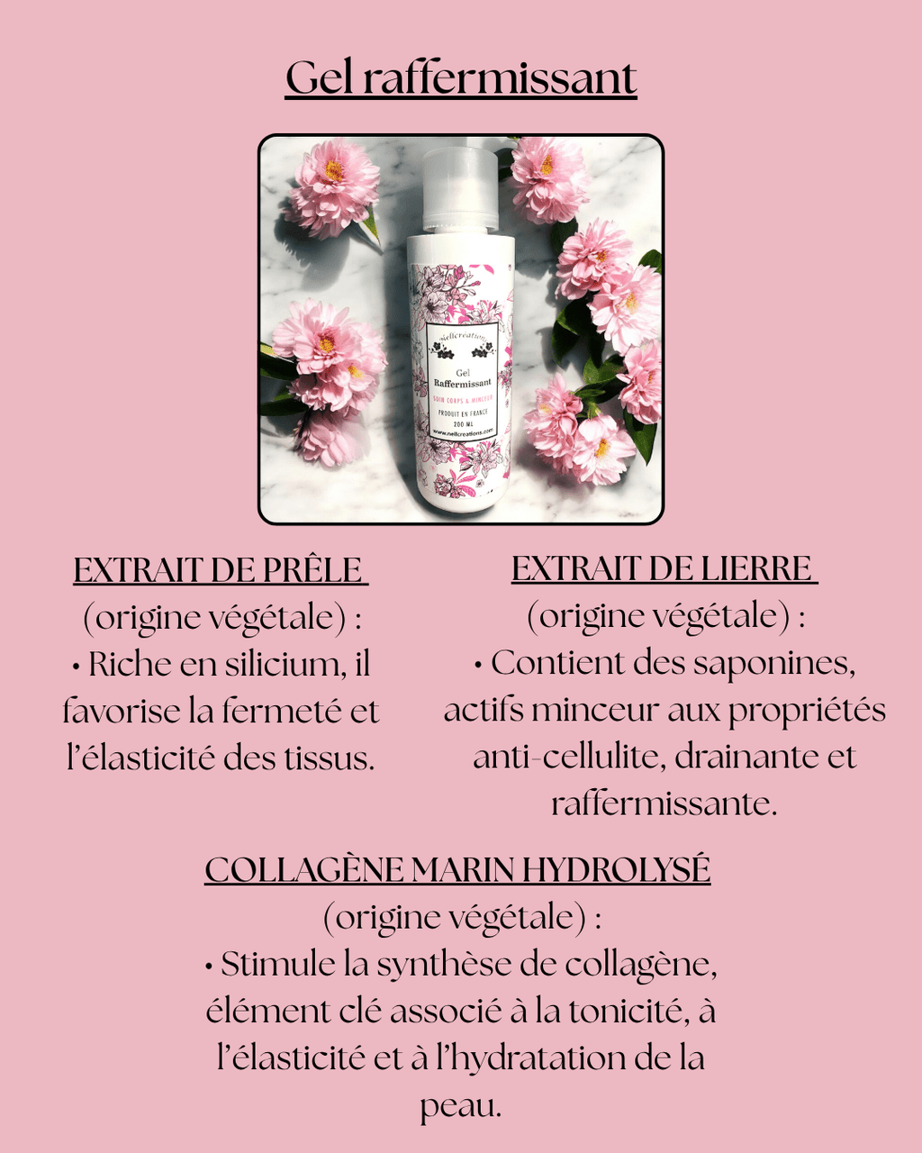 Gel raffermissant - Nellcréations